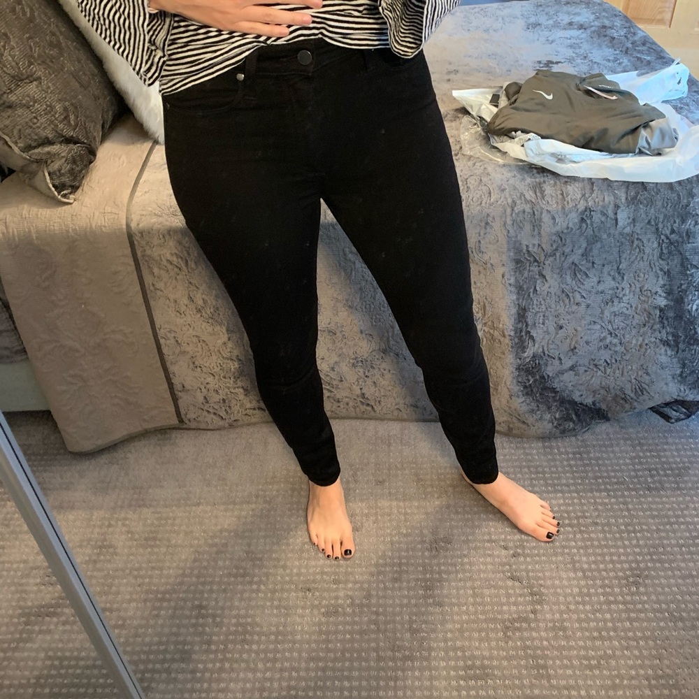 Paige black skinny jeans